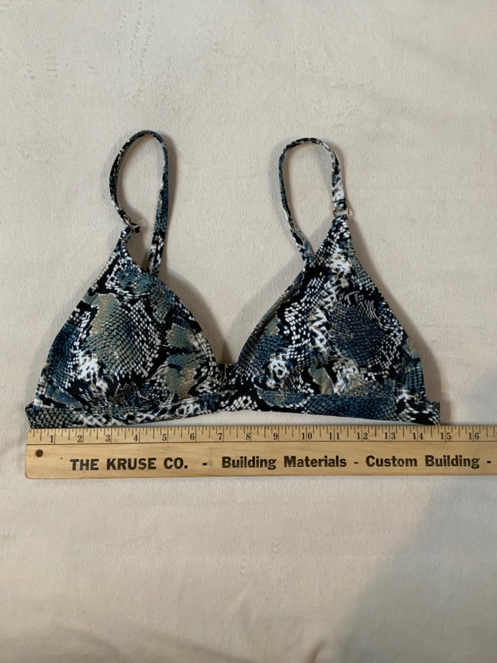 Shade & Shore Snakeskin Print L Swim Beach Travel Resortwear Americana
